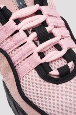 Cheap 🌟 BLOCHSTORE-US Adult Boost Mesh Split Sole Dance Sneakers Pink Mesh Suede ⭐ -adults dance shoes store S0538L PNK 10
