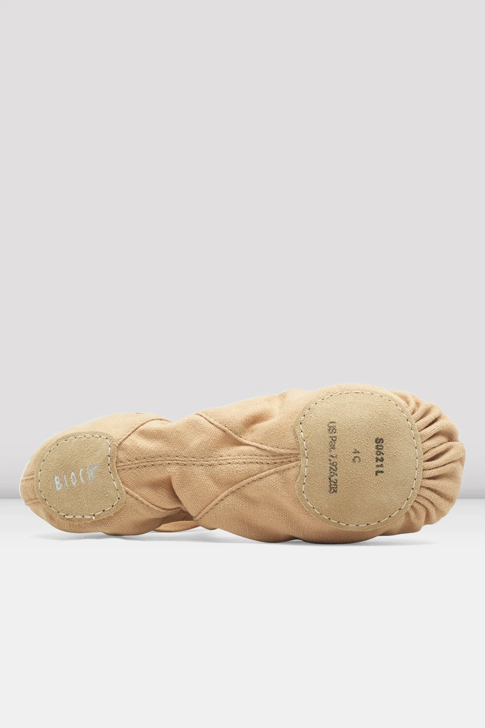 Outlet 𧨠BLOCHSTORE-US Ladies Pro Elastic Canvas Ballet Shoes Light Sand Canvas ⨠3 Outlet 𧨠BLOCHSTORE-US Ladies Pro Elastic Canvas Ballet Shoes Light Sand Canvas ⨠- Image 3