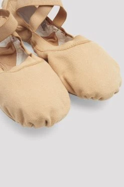 Outlet 𧨠BLOCHSTORE-US Ladies Pro Elastic Canvas Ballet Shoes Light Sand Canvas ⨠9 Outlet 𧨠BLOCHSTORE-US Ladies Pro Elastic Canvas Ballet Shoes Light Sand Canvas ⨠-adults dance shoes store S0621L FSH 08