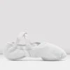 Budget ❤️ BLOCHSTORE-US Mens Synchrony Stretch Canvas Ballet 🎁 Shoes White Canvas ✨