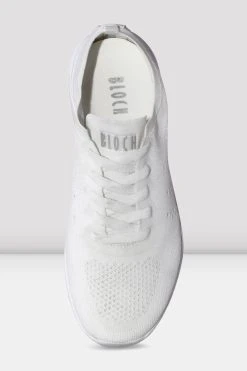 Buy ⭐ BLOCHSTORE-US Adult Omnia Lightweight Knited 🧨 Sneakers White Knit 🔥 -adults dance shoes store S0926L WHT TOP