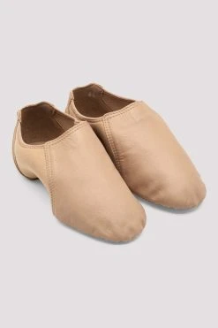 Buy 😉 BLOCHSTORE-US Ladies Spark Leather & Neoprene Jazz ✨ Shoes Tan Leather ⭐ -adults dance shoes store UdyxPQOo