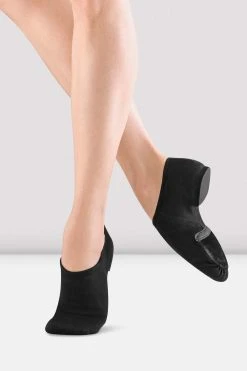 Coupon โญ BLOCHSTORE-US Ladies Phantom Stretch Canvas Jazz โจ Shoes Black Canvas โ๏ธ